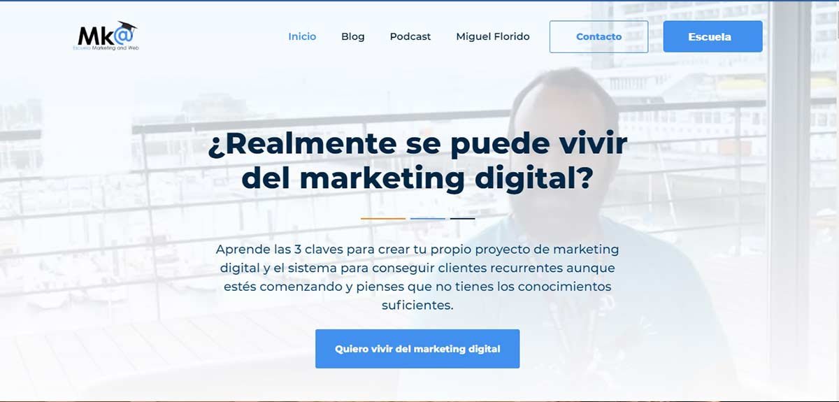sitio eductaivo marketing and web